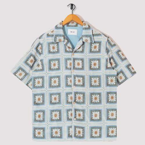 Julio S/S Shirt - Multi Crochet