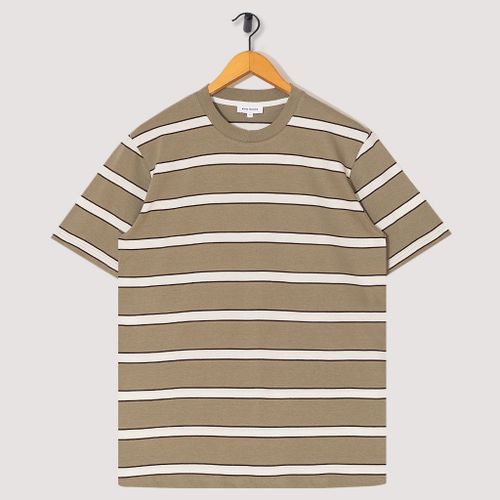 Johannes Multicolour Stripe Tee - Clay