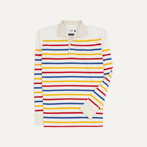 Primary Stripe Cotton Rugby Shirt