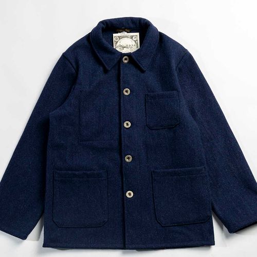 Le Laboureur Wool Work Jacket – Navy