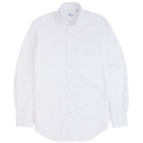 Finamore Milano Eduardo 170 Giza Cotton Formal Shirt: White