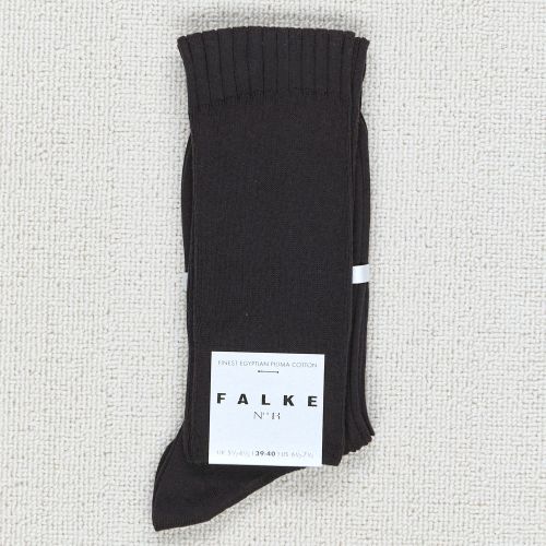 Falke 15669 Stone Piuma Cotton Ribbed Long Socks (NOS)