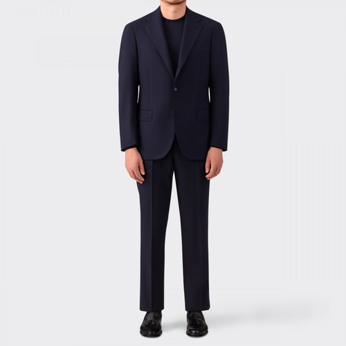 Fresco Wool Suit : Navy