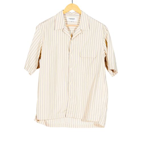 Holiday Half Shirt Beige Stripe