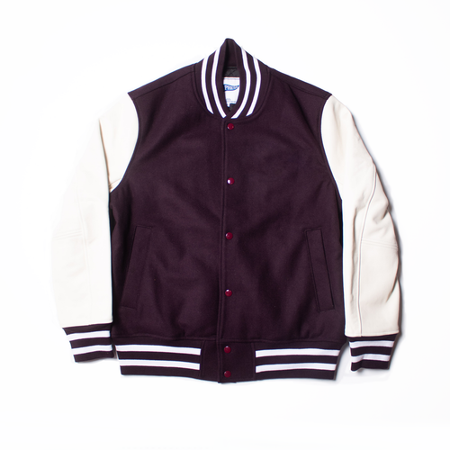 Varsity Jacket - Burgundy