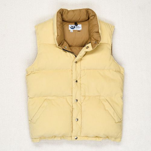 Crescent DownWorks Yellow Corduroy Down Vest (Pre-Owned)