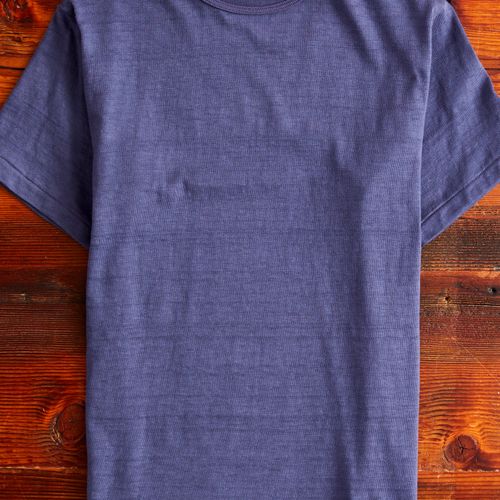 4601 Loopwheel Tee in Navy