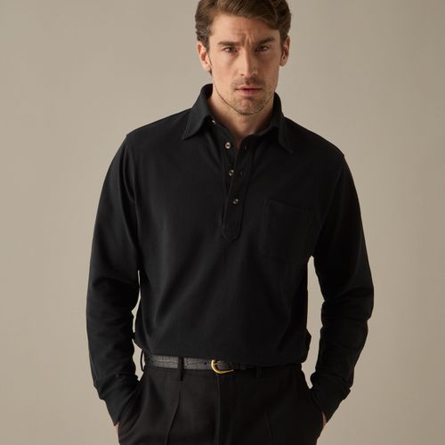 TEDDY Polo Shirt Black Black