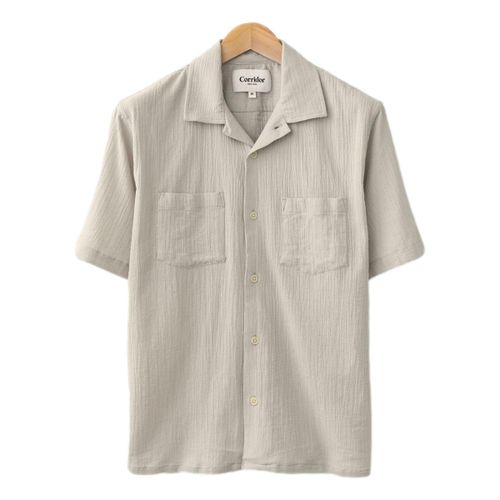 High Twist SS Camp Shirt Grey