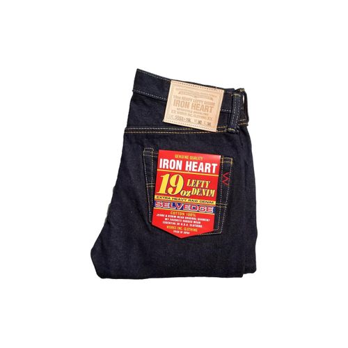 19oz Left Hand Twill Selvedge Denim Super Slim Cut Jeans Indigo