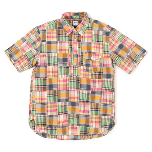 Patch Madras Popover - Pink