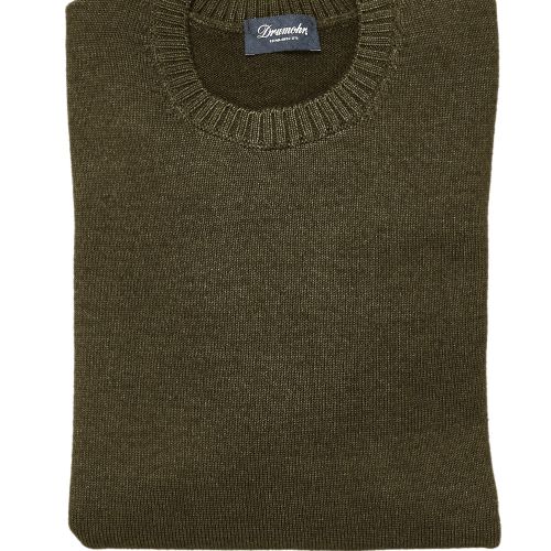 Drumohr Loden Merino Wool Crewneck Sweater (NOS)