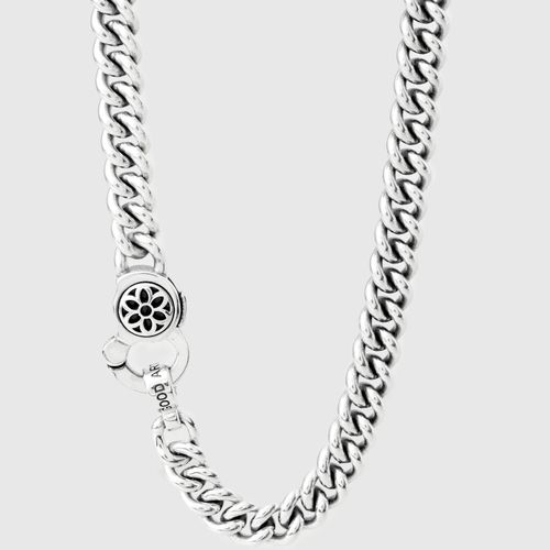 Curb Chain Necklace Size A in Sterling Silver