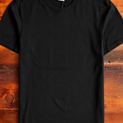 Ringspun Jersey T-shirt in Black