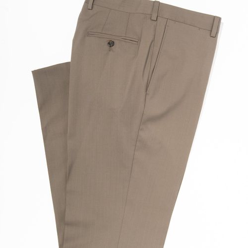 Tan Tropical Wool Trousers