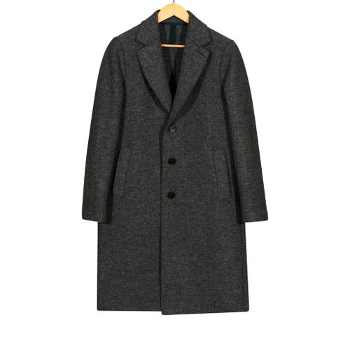 Overcoat Boiled Wool Middle Grey