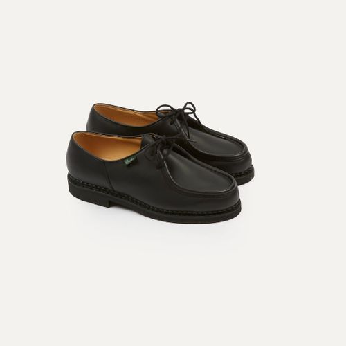 Paraboot Michael Black Calf Leather Derby Shoe