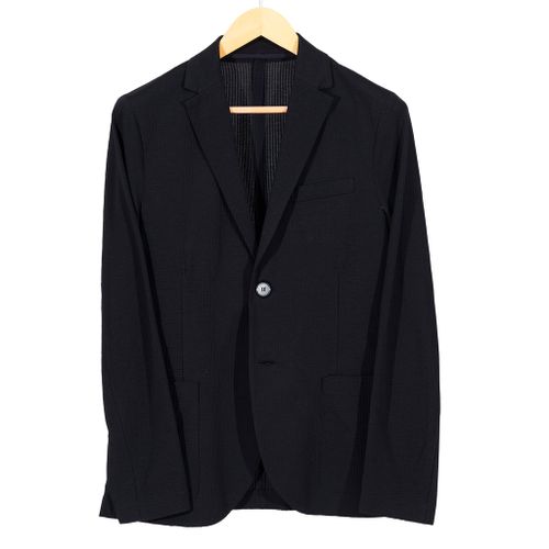 Coolmax Seersucker Blazer Black