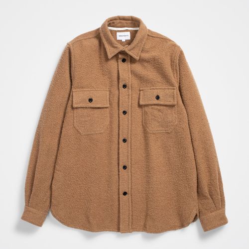 Silas Textured Cotton Wool Overshirt