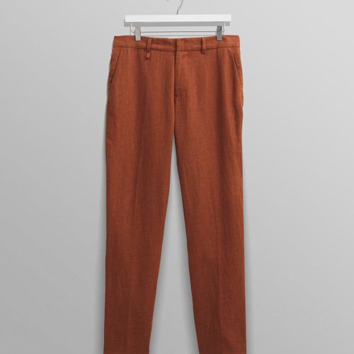 Alp Trousers Rust Linen