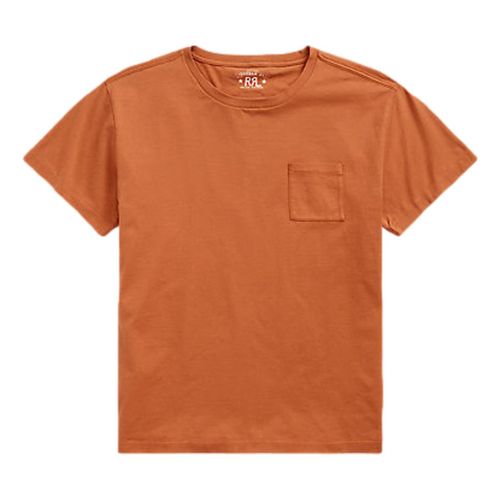 Garment-Dyed Pocket T-Shirt Orange