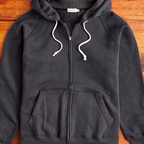 451 Loopwheel Zip Hoodie in Sumikuro