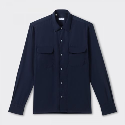 Two Pockets Shirt : Navy