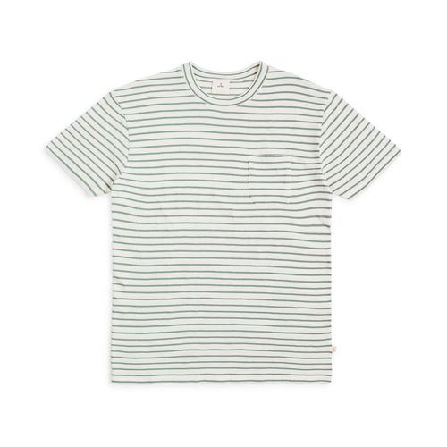 La Paz Guerreiro Cotton Mix Stripe T-Shirt: Green Bay