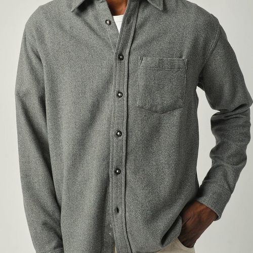 Recycled Flannel LS - Grey