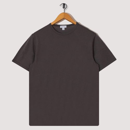 S/S Crew Neck T-Shirt - Charcoal