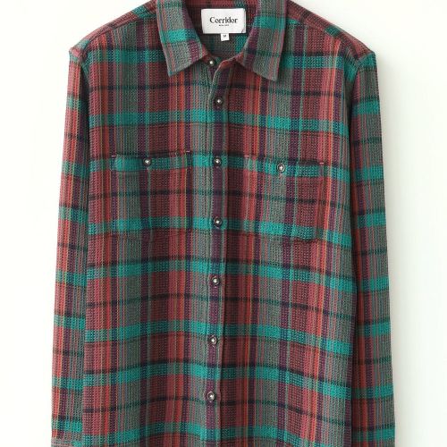 Waffle Madras LS - Ruby