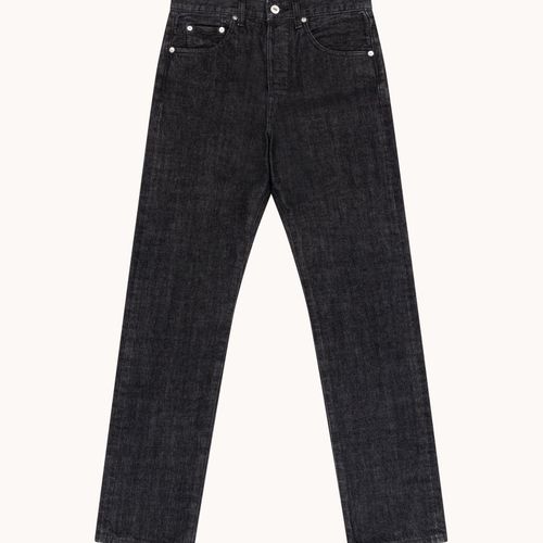 High Rise Japanese Selvedge Denim - Black Wash