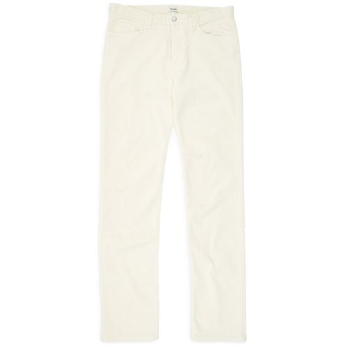 Trunk Duke Corduroy 5 Pocket Trousers: Off White