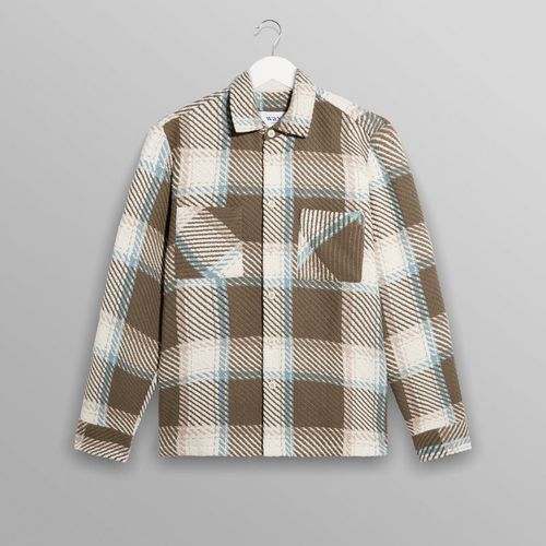 Whiting Overshirt Khaki Lever Check