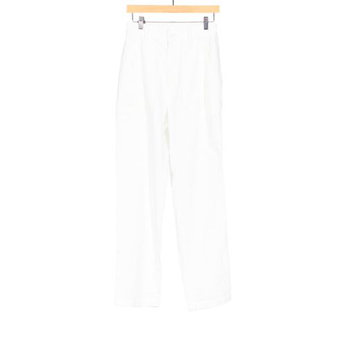 Pegtop Baker Pant Off White Cotton