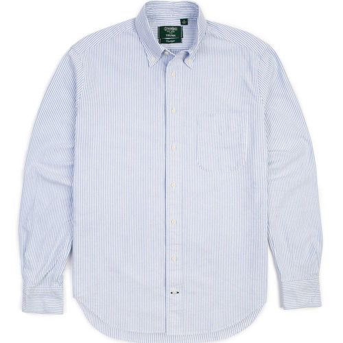 Gitman Vintage Oxford Shirt: Blue Stripe