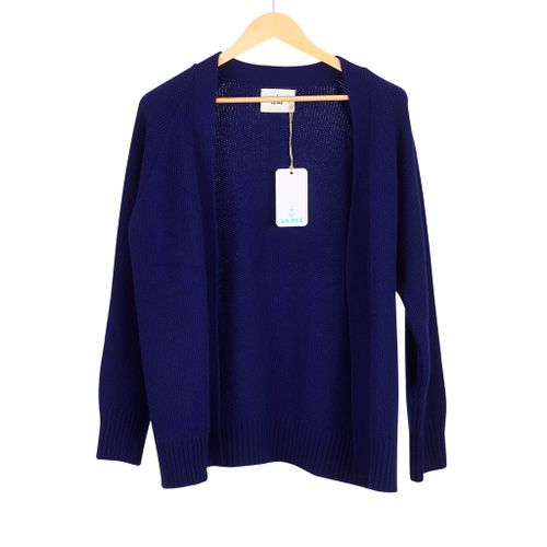 Raglan Sleeve Cardigan Blue