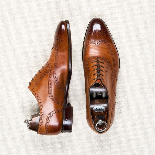 Gaziano & Girling "Rothschild" Vintage Chestnut Calf Oxfords MTO (Pre-Owned)