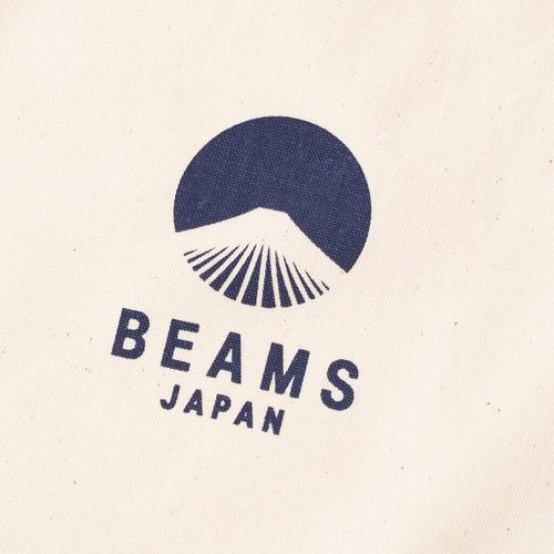 Beams Japan Shoulder Bag - Natural/Blue