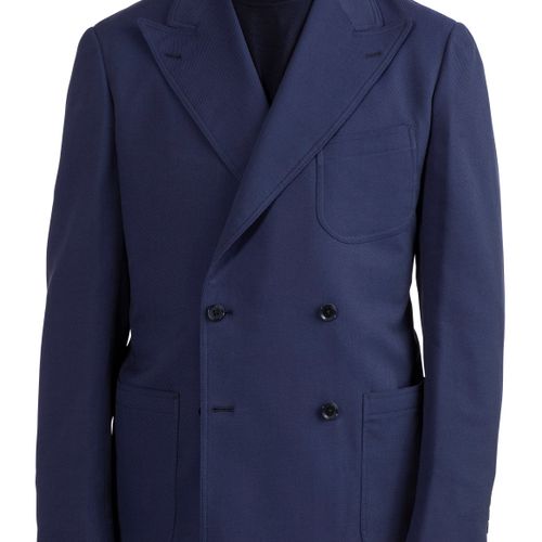 The Armoury Model 16B Navy Wool Cotton Twill DB Suit (NOS)