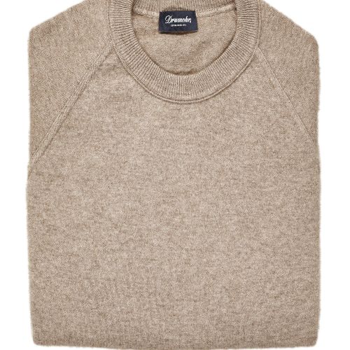 Drumohr Sabbia LS Cashmere Crewneck Sweater (NOS)