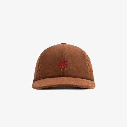 Suede Monogram Logo Hat