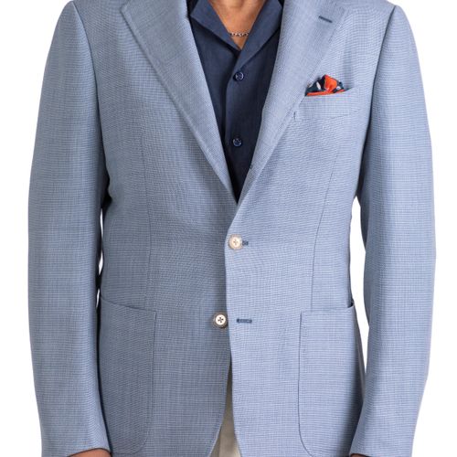 The Armoury Model 3 Blue Super 120's Wool-Mohair Sport Coat (NOS)