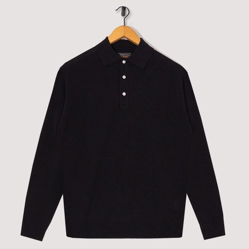 Knit Polo 12G - Black