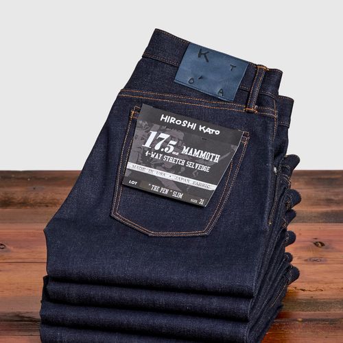 "Mammoth" 17.5oz Heavyweight Stretch Selvedge Denim - Pen Slim