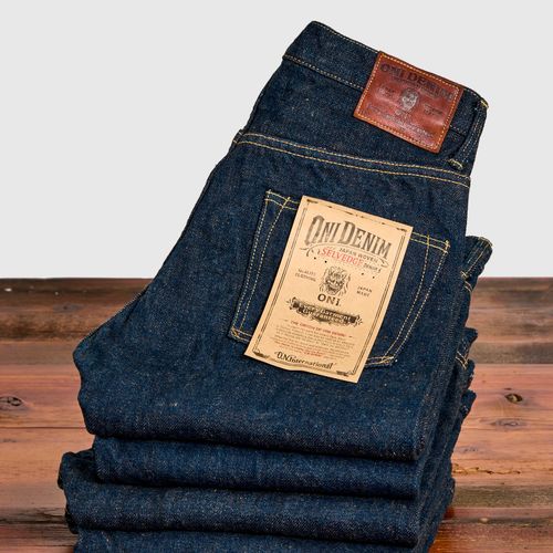 902ZR-KAKBR "Secret Kabukimimi" 20oz Selvedge Denim - High Tapered Fit