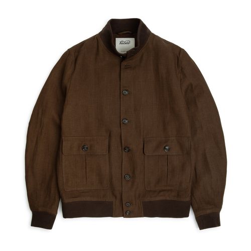 Valstar Linen Valstarino Jacket: Brown