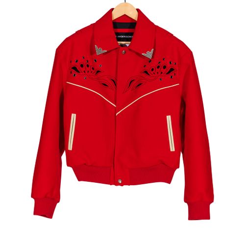 Lemmans Wool Blouson Red