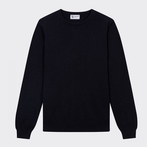 Cashmere Crewneck Sweater : Navy