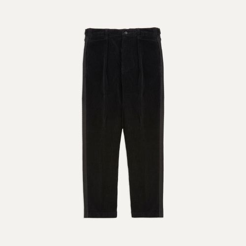 Black Corduroy Games Dinner Trousers